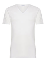 Thermo Cotton - Maglietta scollo V a manica corta in caldo cotone  Bianchi Uomo - Ragno