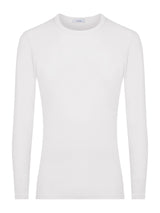 Thermo Cotton - Maglietta girocollo a manica lunga in caldo cotone  Bianchi Uomo - Ragno