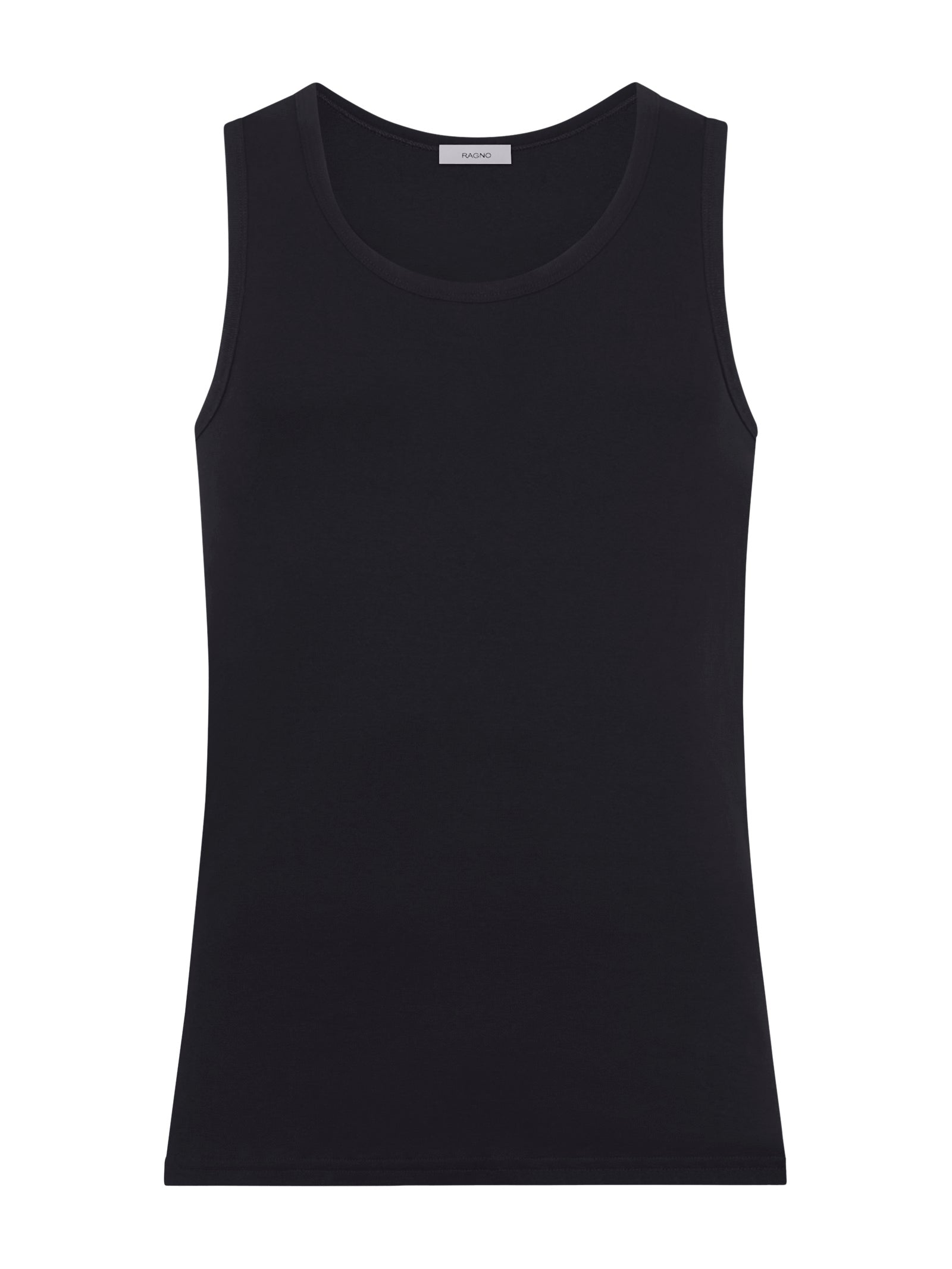 Thermo Cotton - Canottiera a spalla larga in caldo cotone  Neri Uomo - Ragno