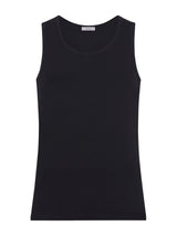 Thermo Cotton - Canottiera a spalla larga in caldo cotone  Neri Uomo - Ragno