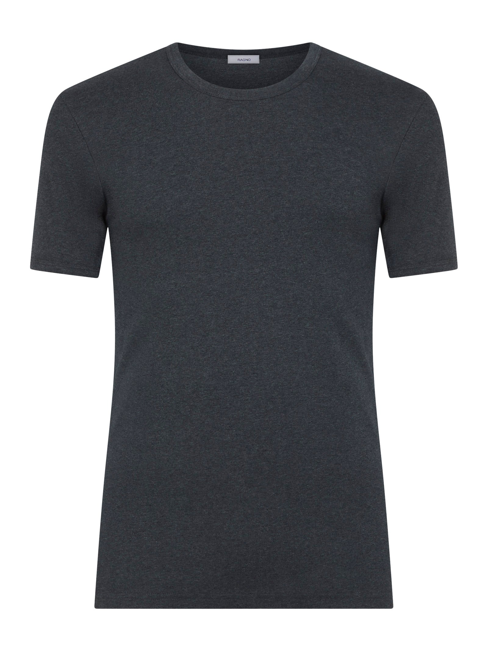 Thermo Cotton - Maglietta girocollo a manica corta in caldo cotone  Neri Uomo - Ragno