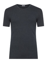 Thermo Cotton - Maglietta girocollo a manica corta in caldo cotone  Neri Uomo - Ragno