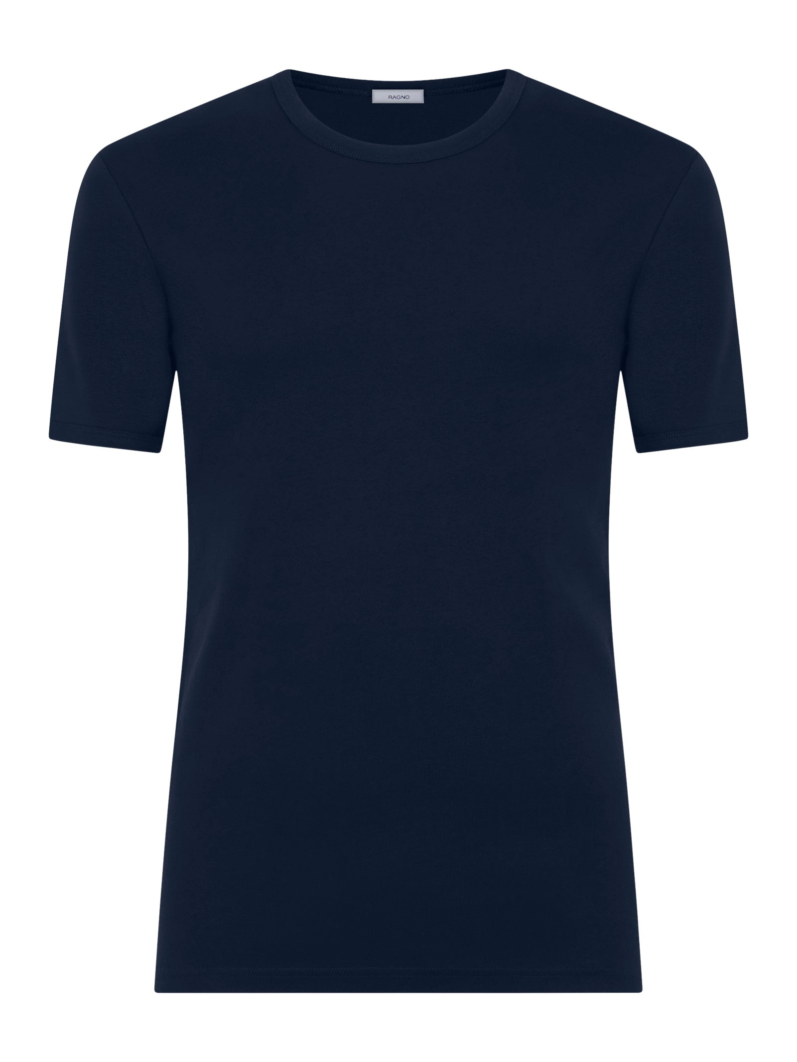 Thermo Cotton - Maglietta girocollo a manica corta in caldo cotone  Blu Uomo - Ragno