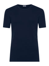 Thermo Cotton - Maglietta girocollo a manica corta in caldo cotone  Blu Uomo - Ragno
