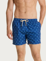Costume Boxer da mare in fantasia Azzurri Uomo - Ragno
