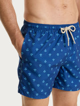 Costume Boxer da mare in fantasia Azzurri Uomo - Ragno