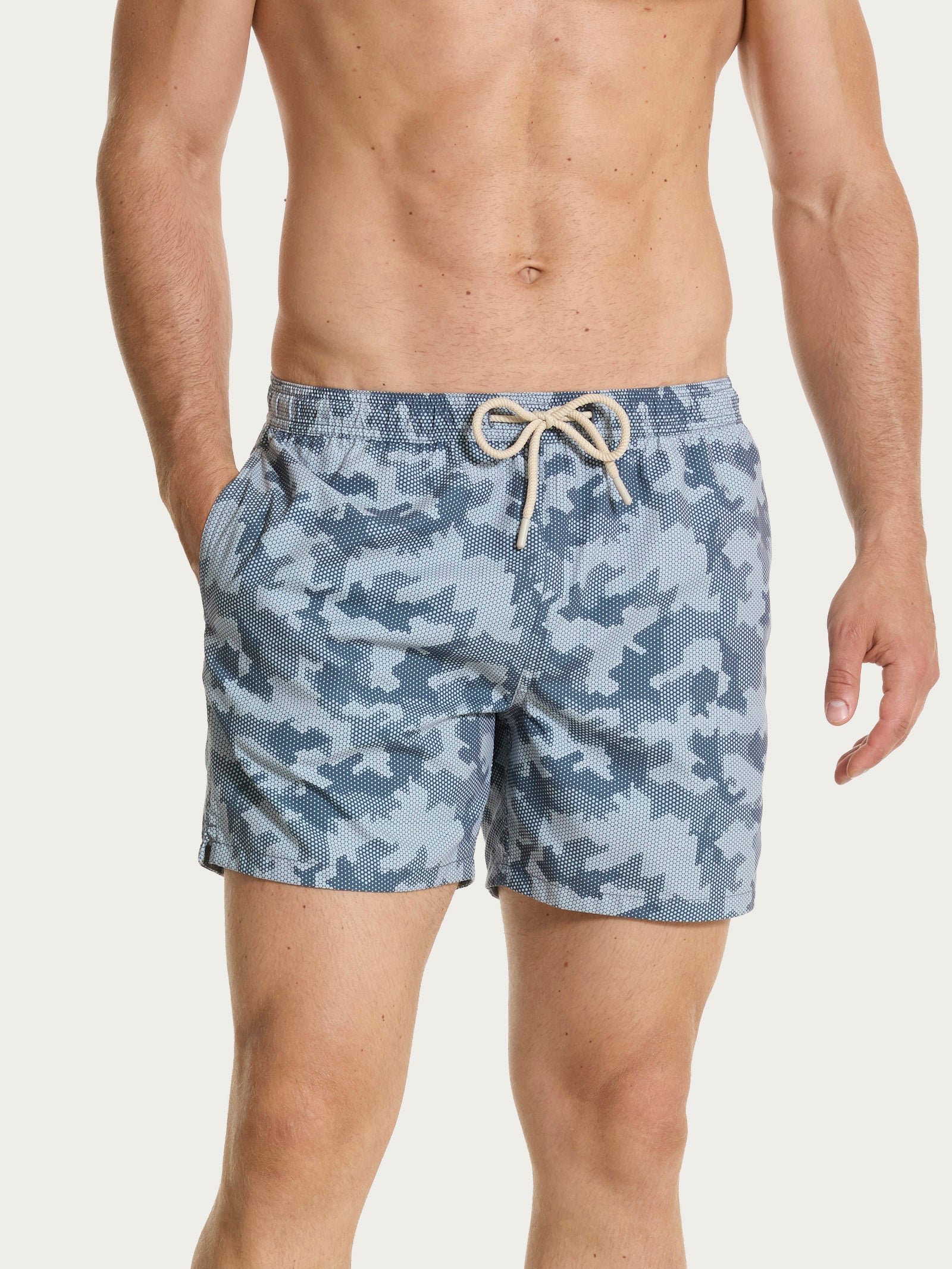 Costume Boxer da mare in fantasia Grigi Uomo - Ragno