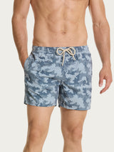 Costume Boxer da mare in fantasia Grigi Uomo - Ragno