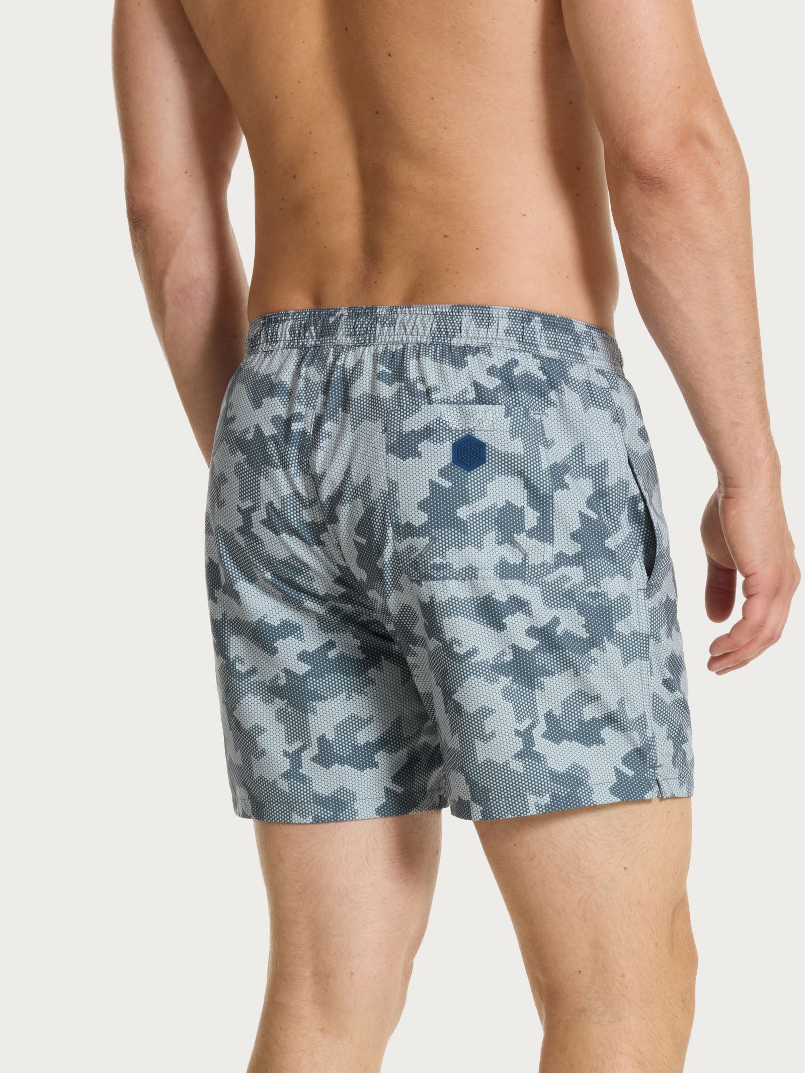 Costume Boxer da mare in fantasia Grigi Uomo - Ragno