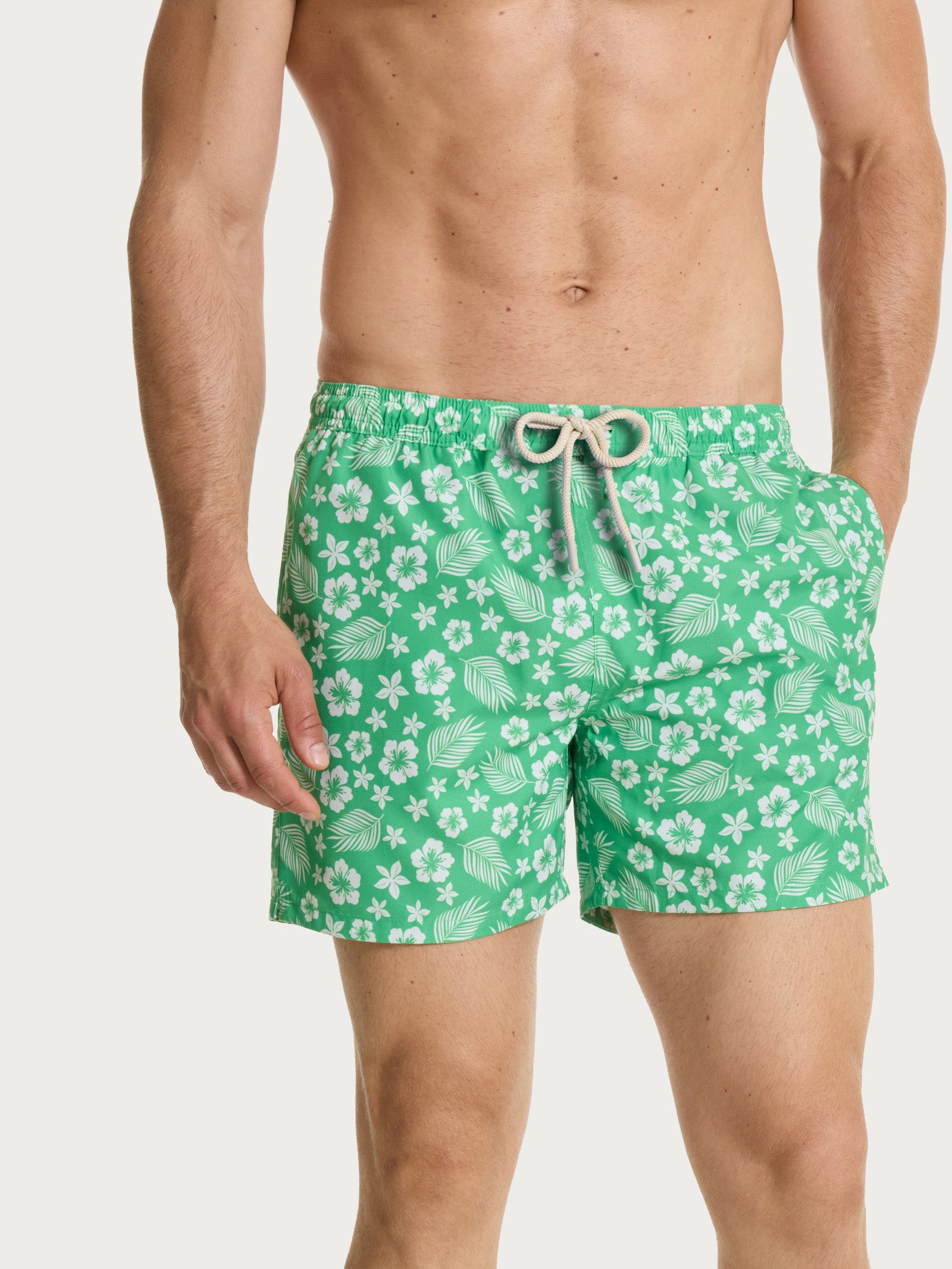 Costume Boxer da mare in fantasia Verdi Uomo - Ragno