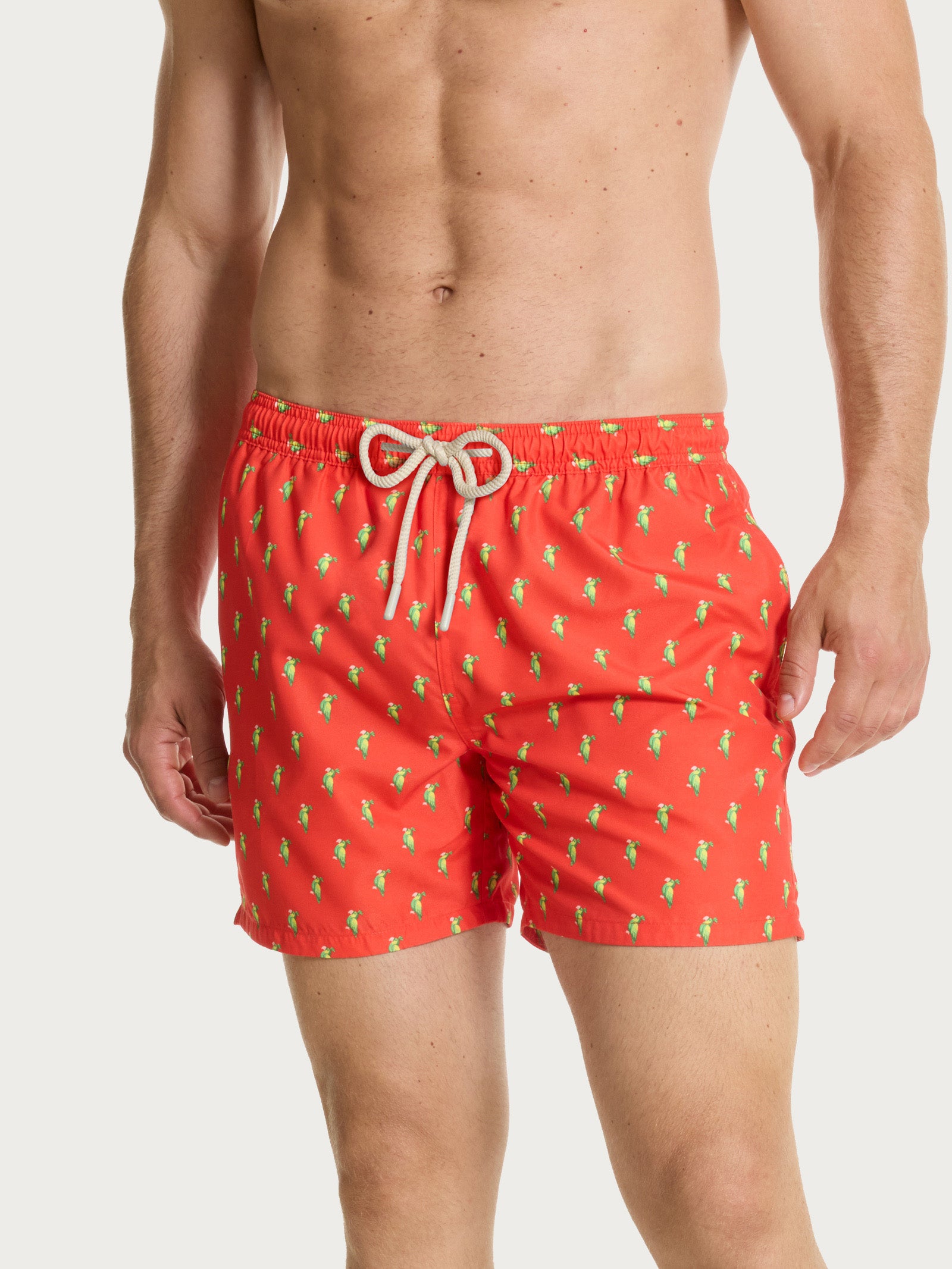 Costume Boxer da mare in fantasia Arancioni Uomo - Ragno