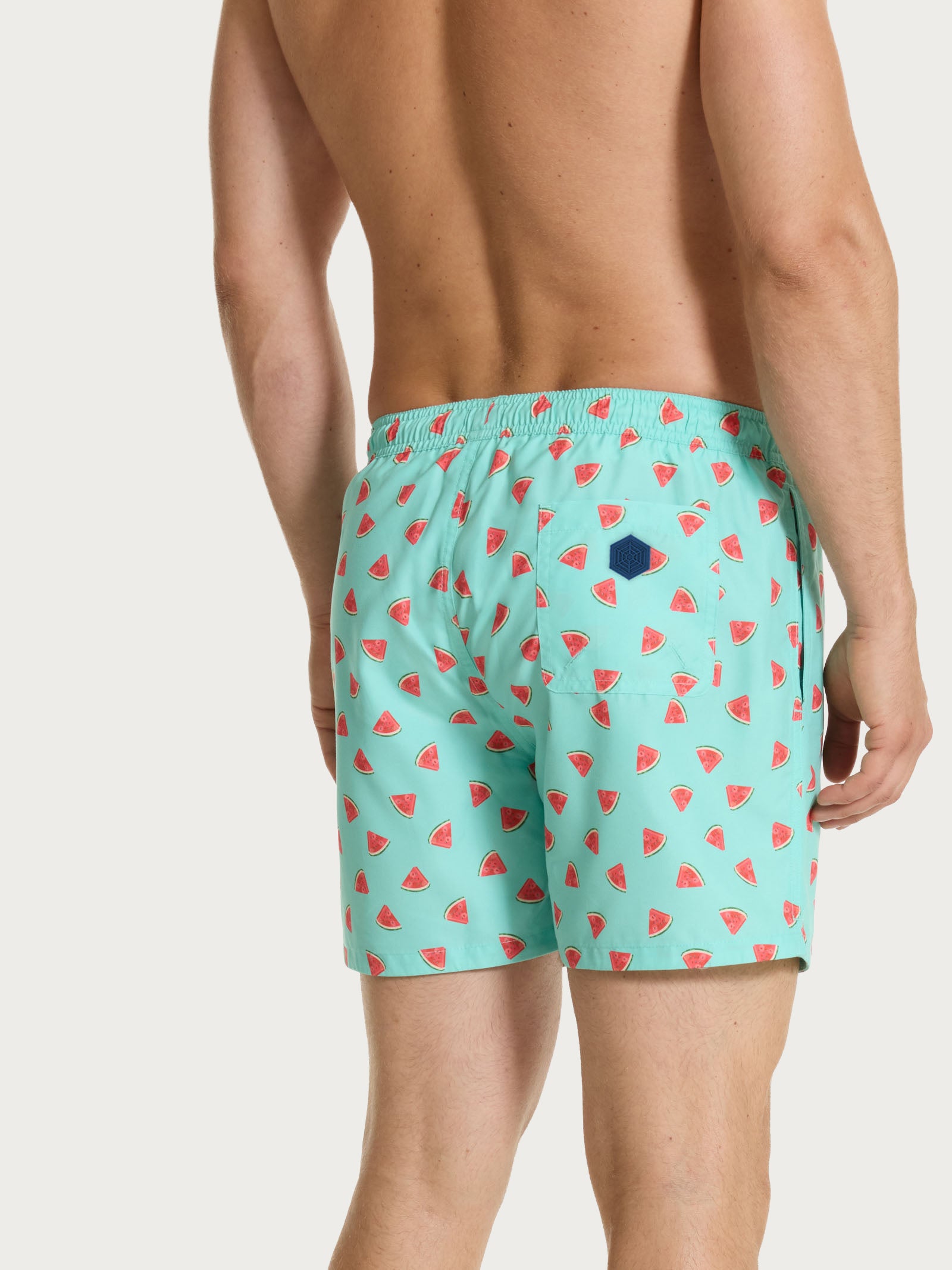 Costume Boxer da mare in fantasia Verdi Uomo - Ragno