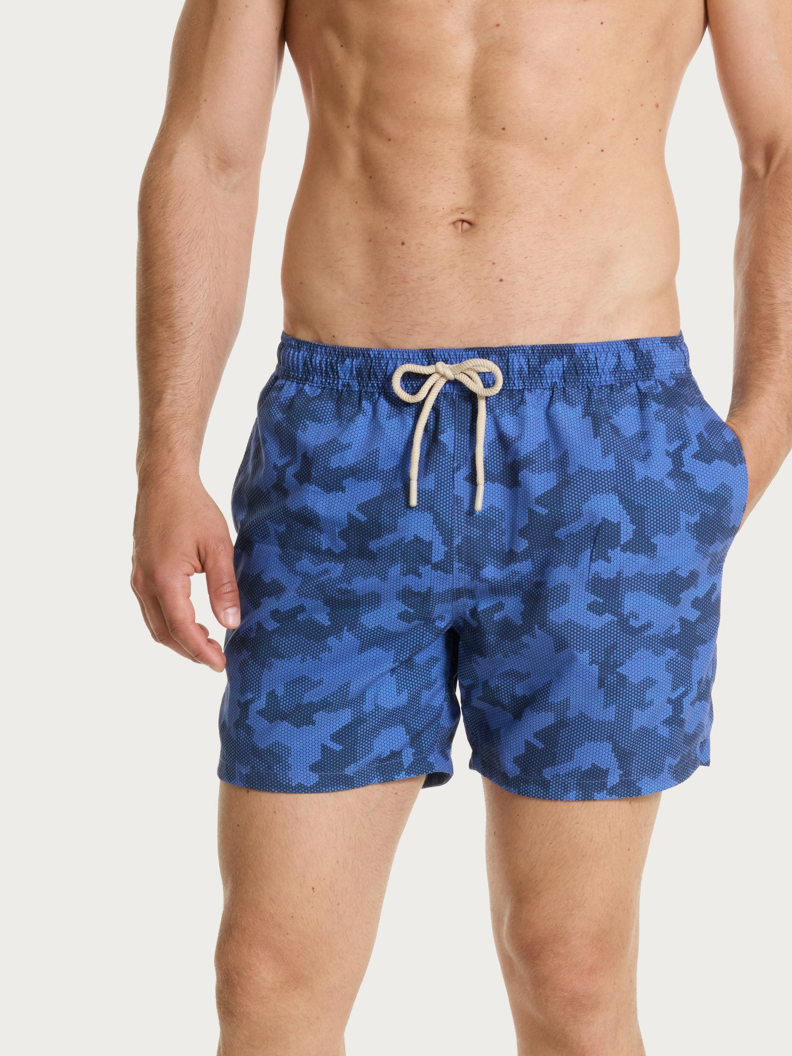 Costume Boxer da mare in fantasia Viola Uomo - Ragno