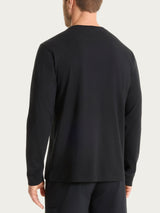 Maglietta a manica lunga in Heavy Duty Jersey Neri Uomo - Ragno