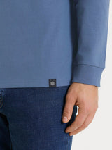 Maglietta a manica lunga in Heavy Duty Jersey Blu Uomo - Ragno