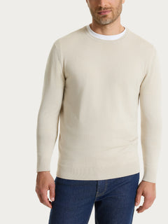 Pull girocollo in Summertime Bianchi Uomo - Ragno