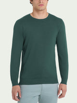 Pull girocollo in Summertime Verdi Uomo - Ragno