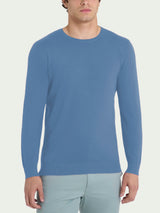 Pull girocollo in Summertime Blu Uomo - Ragno
