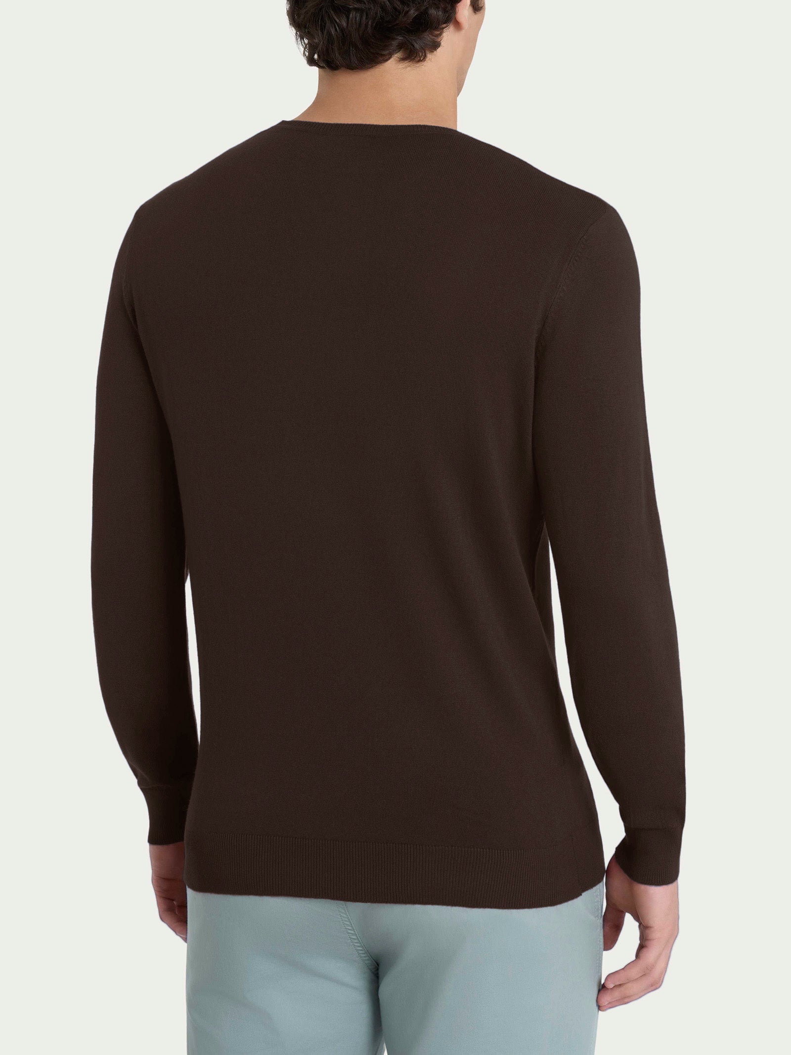 Pull girocollo in Summertime Marroni Uomo - Ragno