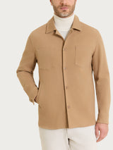 Shacket in Raw twill di Cotone Marroni Uomo - Ragno