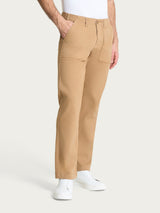 Pantalone Explorer in Raw Twill di Cotone Marroni Uomo - Ragno