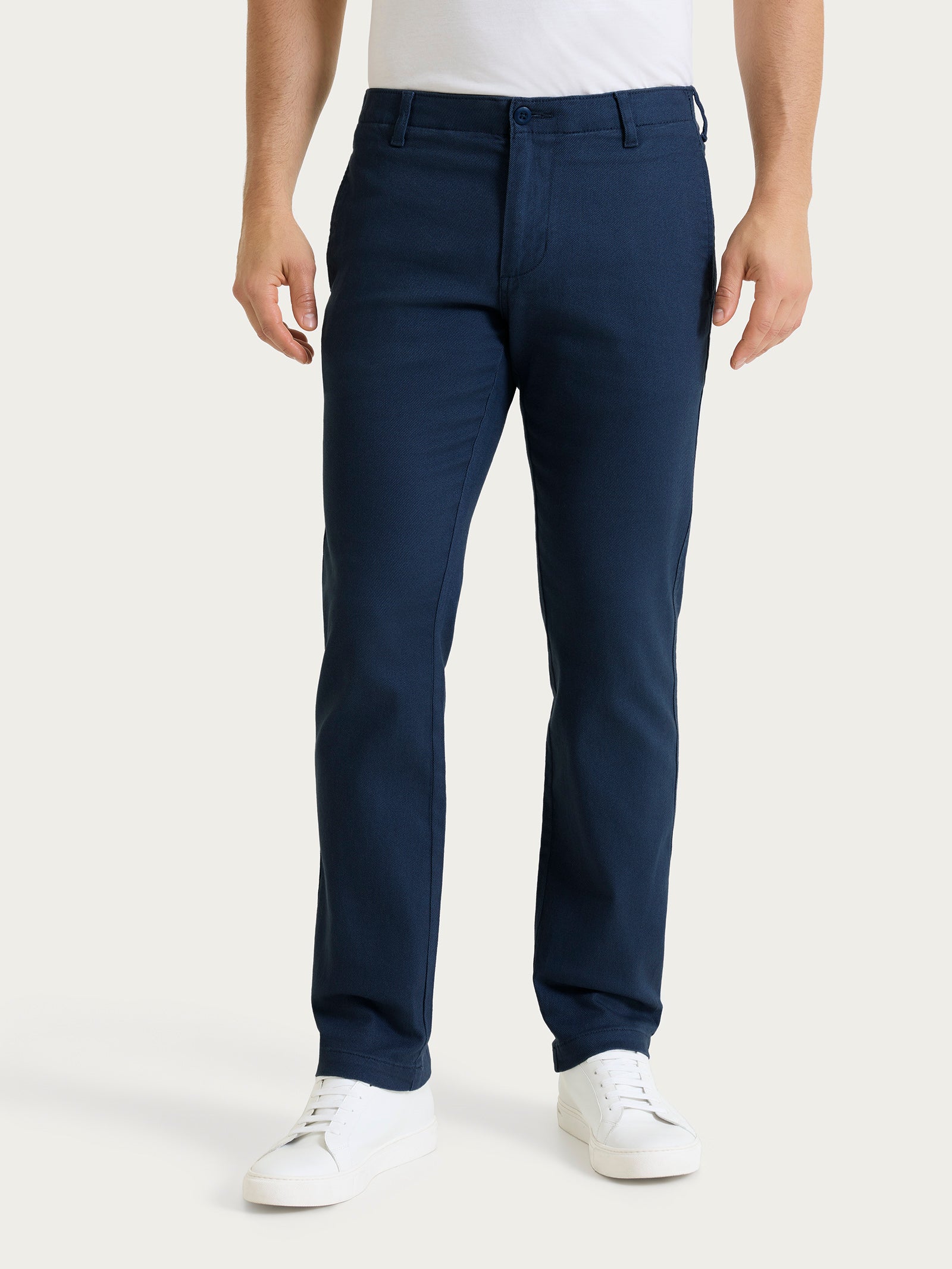 Pantalone Mariner in Raw Twill di Cotone Blu Uomo - Ragno