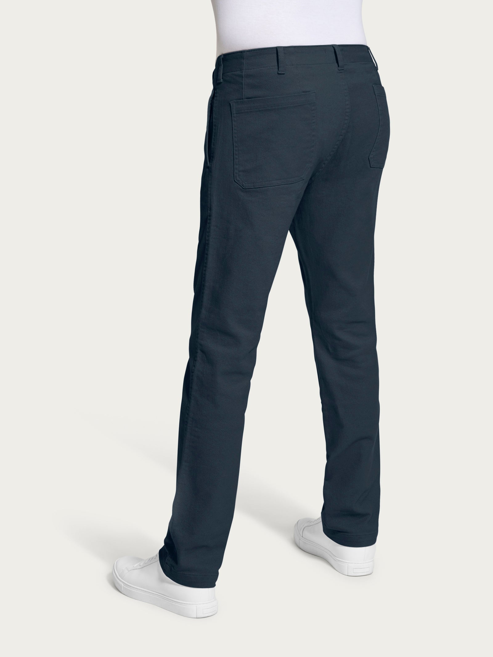 Pantalone mariner in Twill di cotone elasticizzato -  - Ragno