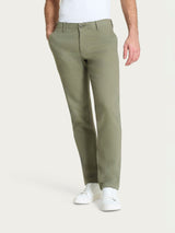 Pantalone Mariner in Raw Twill di Cotone Verdi Uomo - Ragno