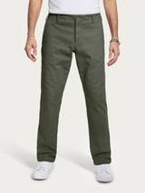 Pantalone mariner in Twill di cotone elasticizzato -  - Ragno