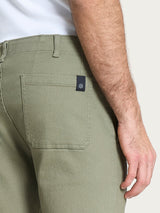 Pantalone Mariner in Raw Twill di Cotone Verdi Uomo - Ragno