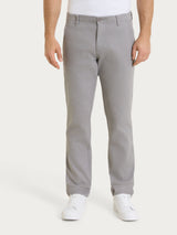 Pantalone chino in Raw Twill di Cotone Neri Uomo - Ragno