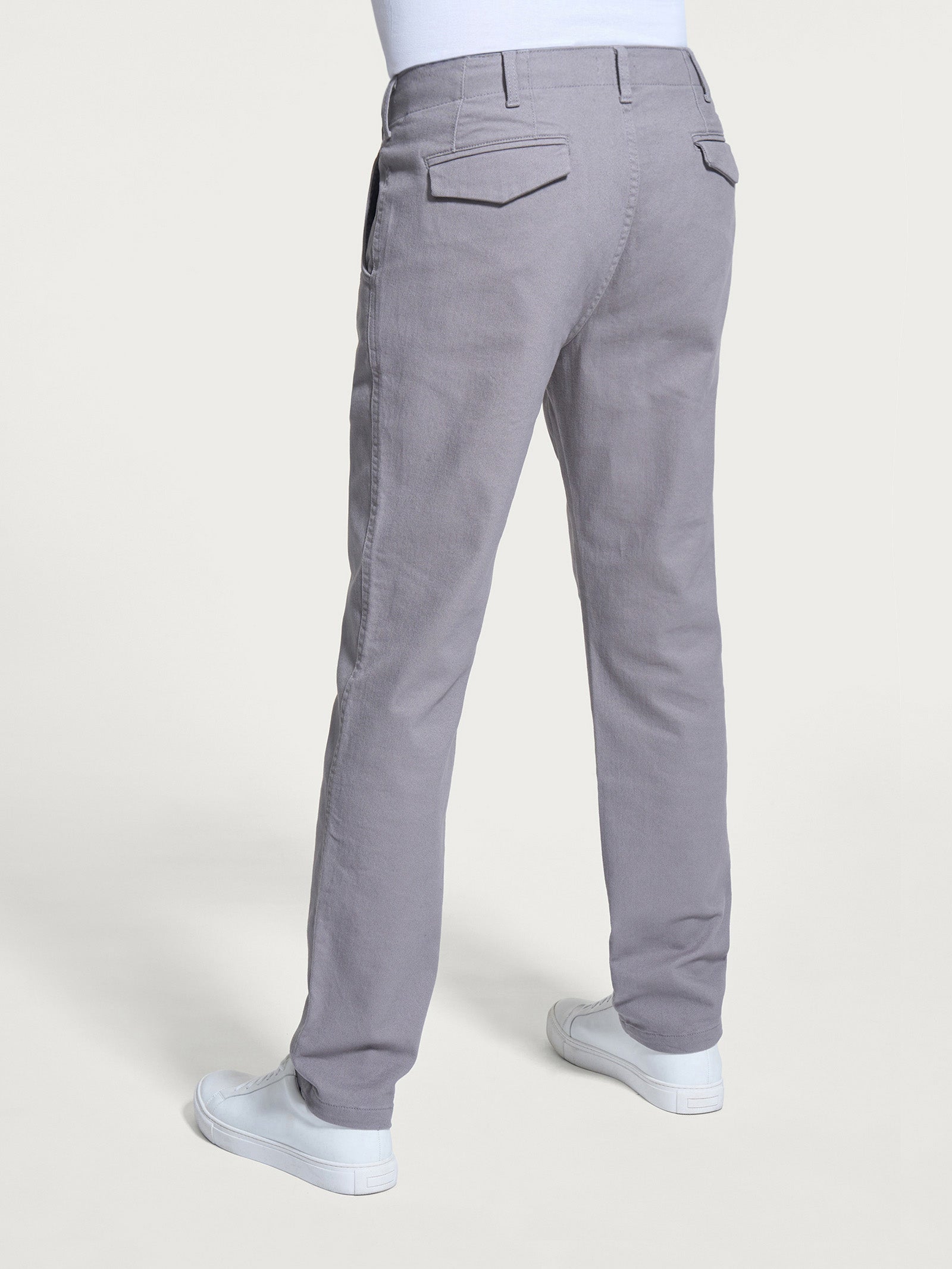 Pantalone chino in Raw Twill di cotone elasticizzato -  - Ragno