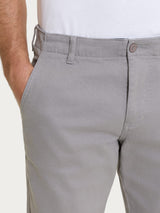 Pantalone chino in Raw Twill di Cotone Neri Uomo - Ragno