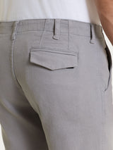 Pantalone chino in Raw Twill di Cotone Neri Uomo - Ragno