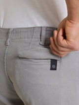 Pantalone chino in Raw Twill di Cotone Neri Uomo - Ragno