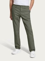 Pantalone chino in Raw Twill di cotone elasticizzato -  - Ragno