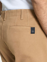 Pantalone con tasche america in Raw Twill di Cotone Marroni Uomo - Ragno