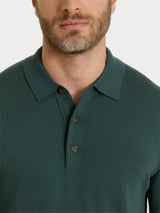 Polo in Merino Soft Verdi Uomo - Ragno