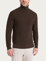 Dolcevita Punto Links in Merino Soft Marroni Uomo - Ragno