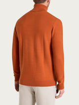 Dolcevita Punto Links in Merino Soft Arancioni Uomo - Ragno