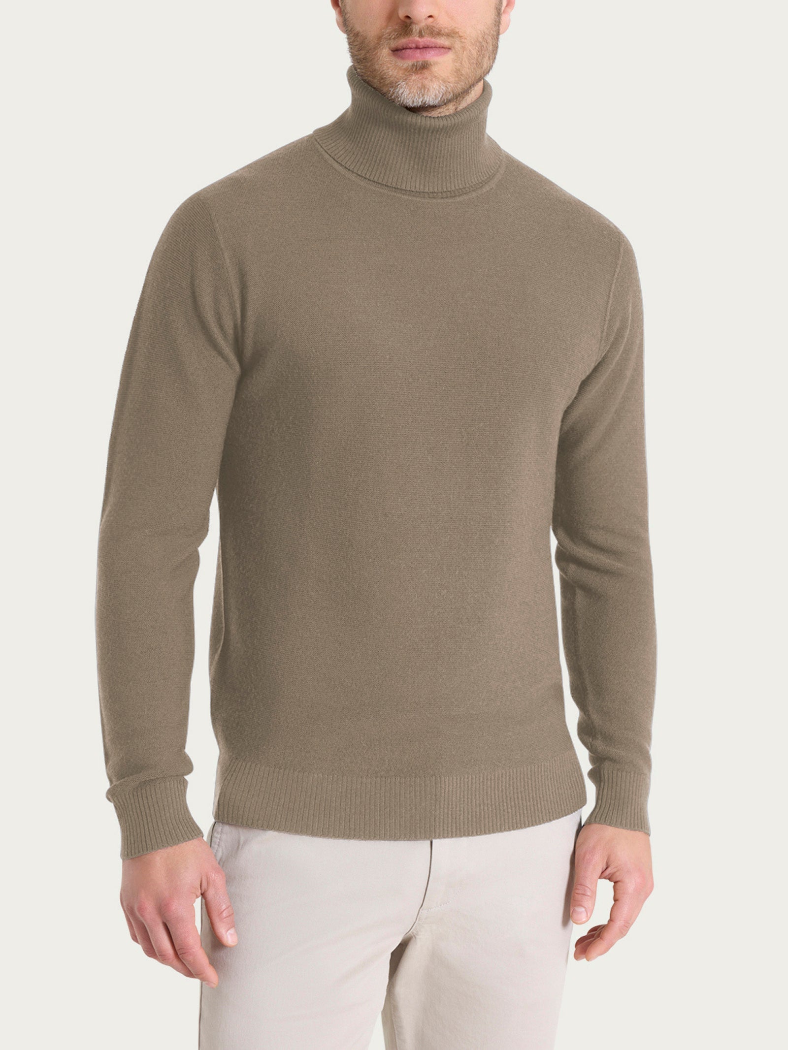 Dolcevita Punto Links in Merino Soft Marroni Uomo - Ragno