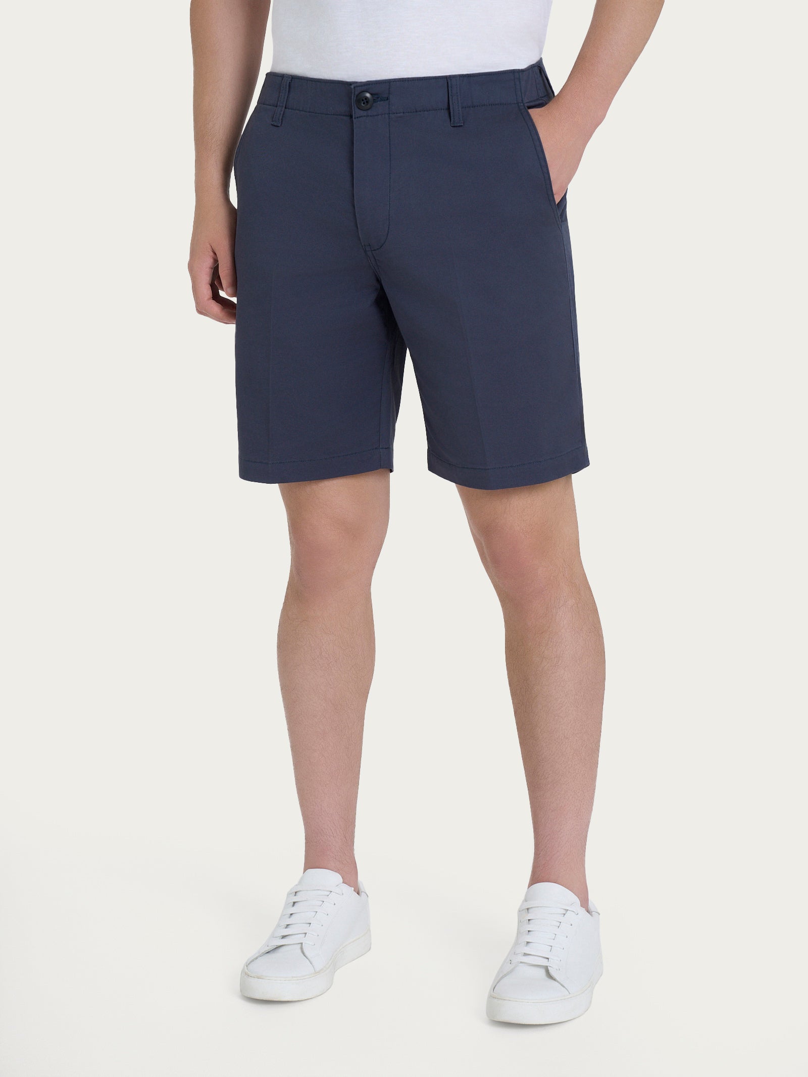 Bermuda con tasche in Summer Twill Azzurri Uomo - Ragno