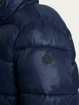 Piumino corto shiny in Vegan Down Blu Uomo - Ragno
