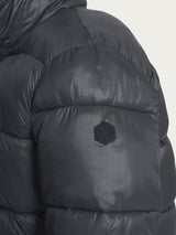 Piumino corto shiny in Vegan Down Grigi Uomo - Ragno
