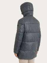 Shiny Puffer piumino con cappuccio  Grigi Uomo - Ragno