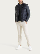 Piumino shiny smanicato in Vegan Down Neri Uomo - Ragno