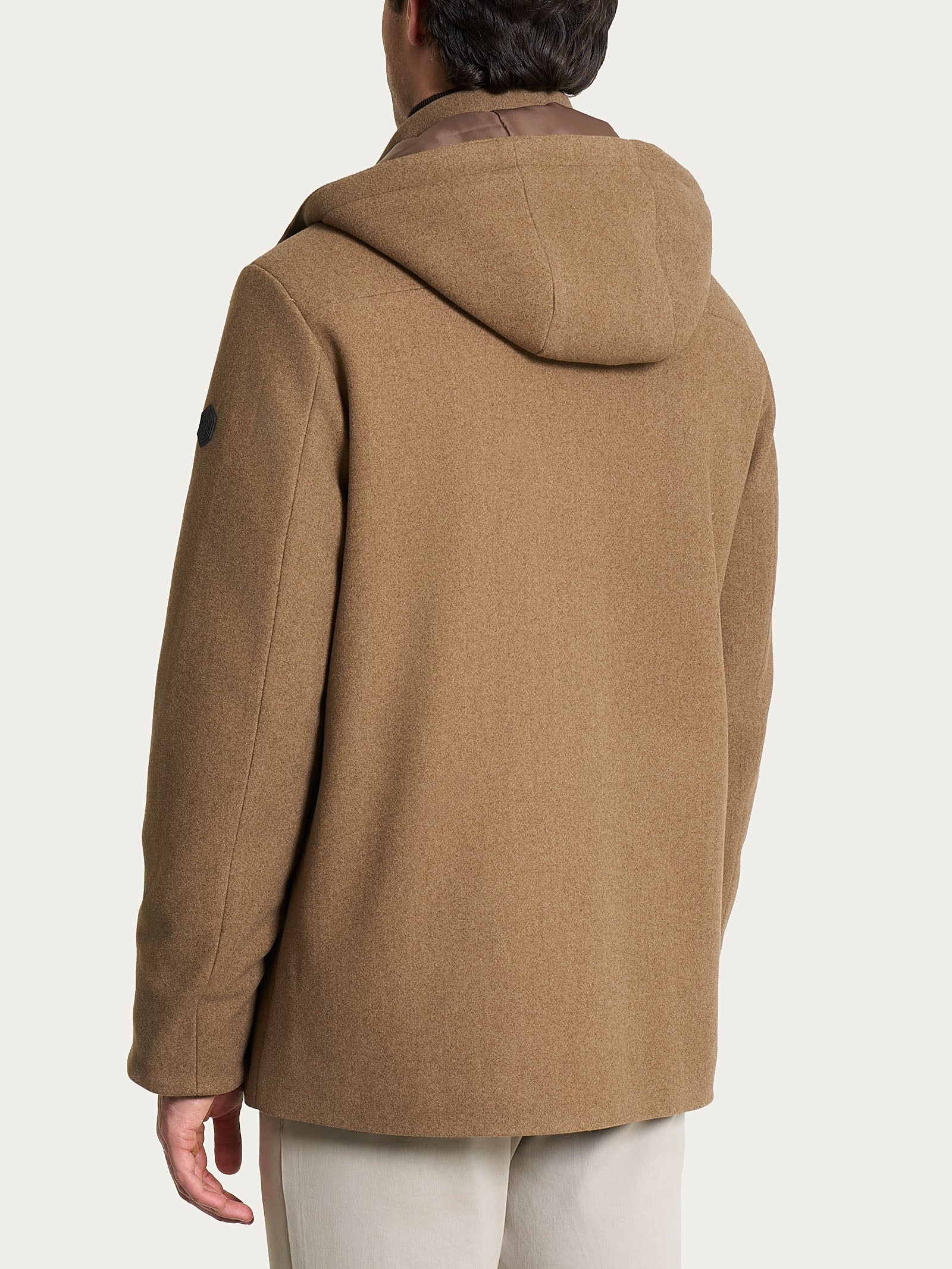Parka in Vegan Wool Marroni Uomo - Ragno