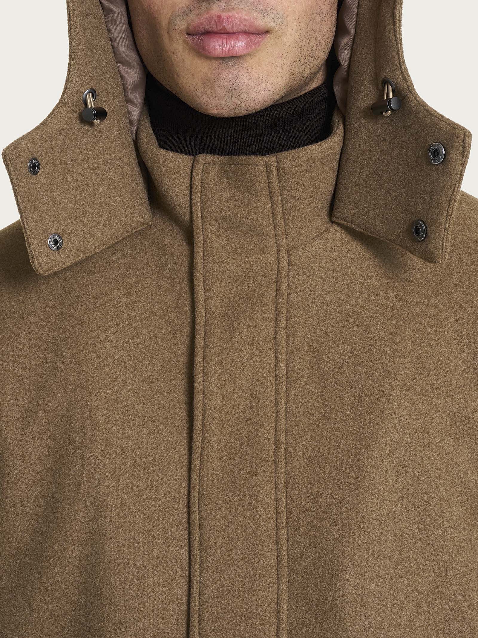 Parka in Vegan Wool Marroni Uomo - Ragno