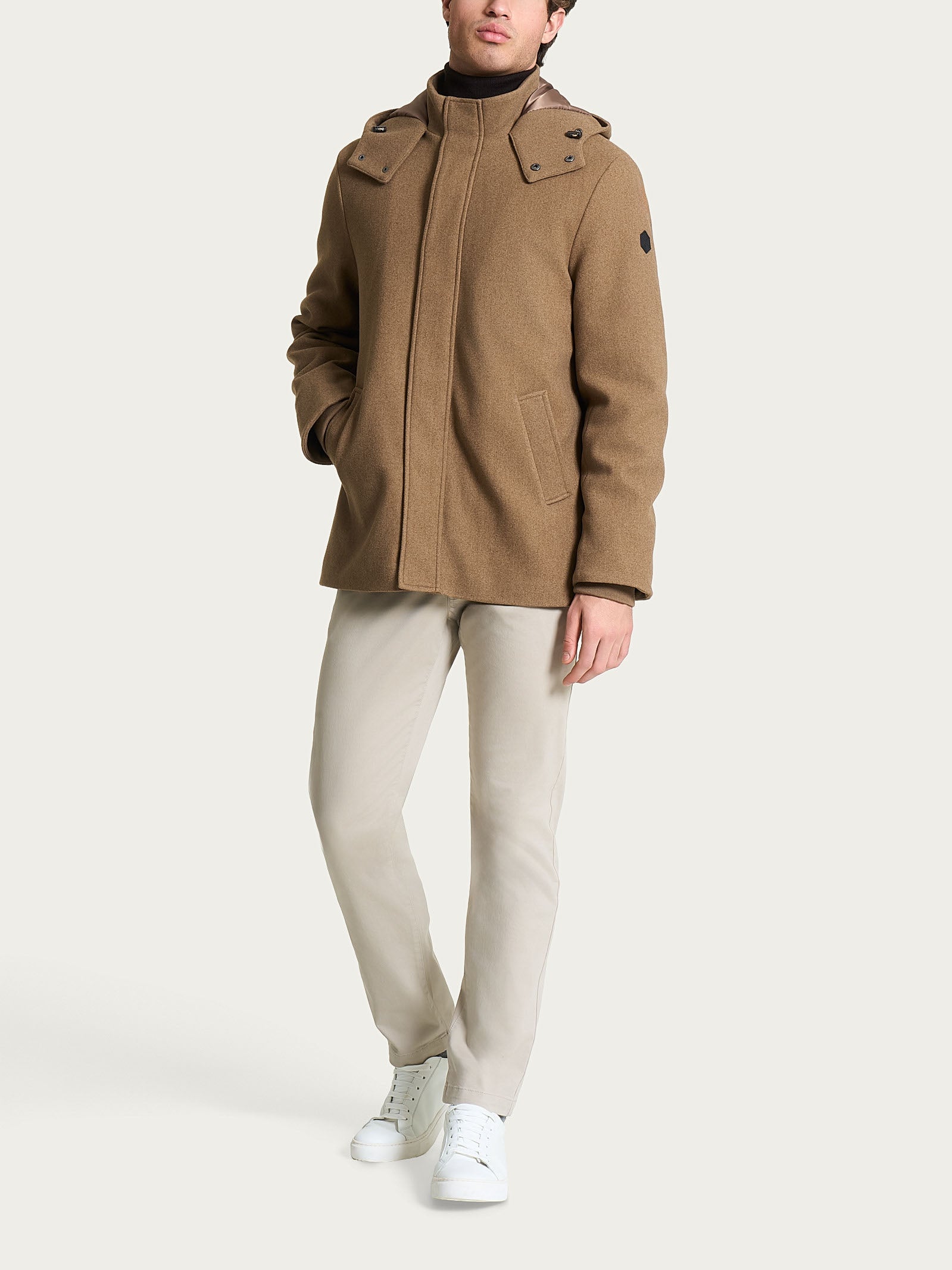 Parka in Vegan Wool Marroni Uomo - Ragno