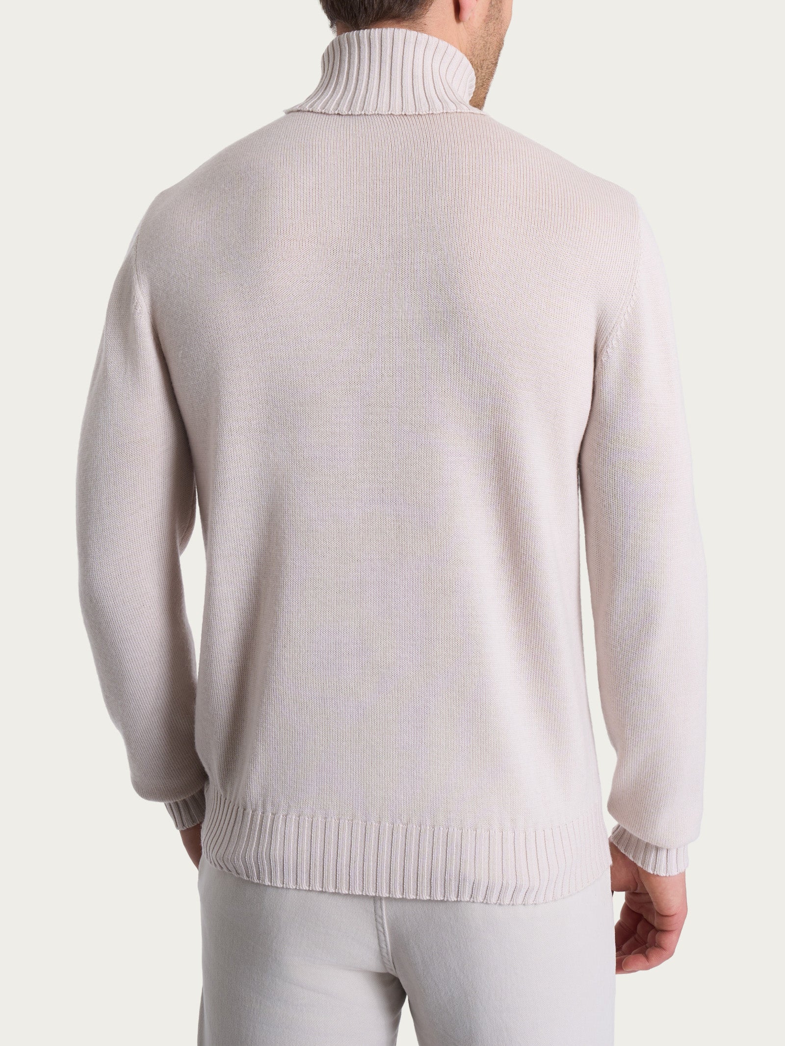 Dolcevita in Merino Soft Bianchi Uomo - Ragno